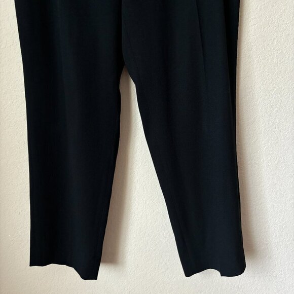 The Reset R Label Black Essential Pull On Stretch Waist Trouser Pants - Picture 5 of 9